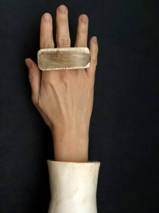 Vegan Ivory Bangle Size M - Image 3