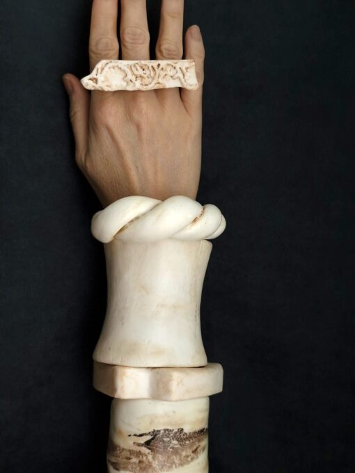 Vegan Ivory Bangle Size S - Image 6