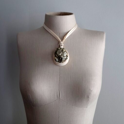 Pyrite Stone Necklace - Image 2