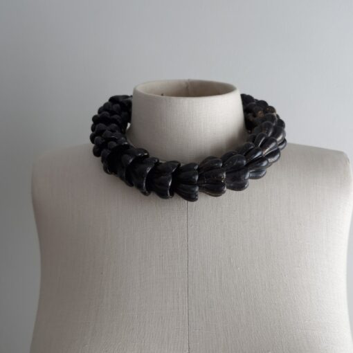 Black with Gold Sheen Necklace - Image 2