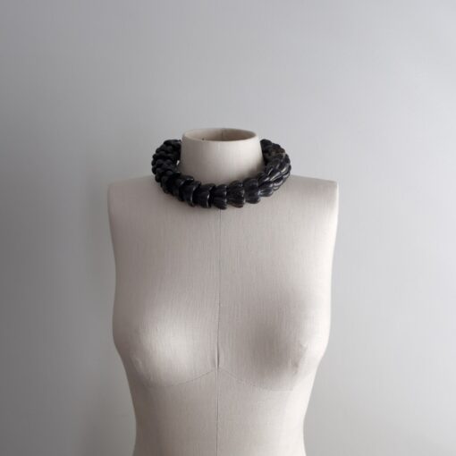 Black with Gold Sheen Necklace - Image 3