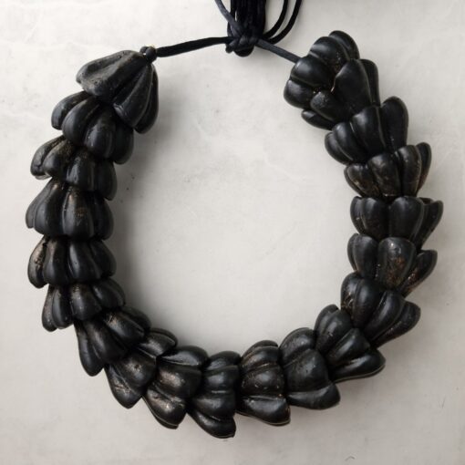 Black with Gold Sheen Necklace