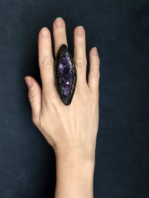 Amethyst Stone Ring Size 7