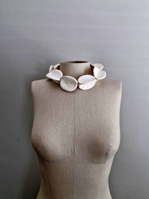 Vegan Ivory Pod Necklace - Image 4