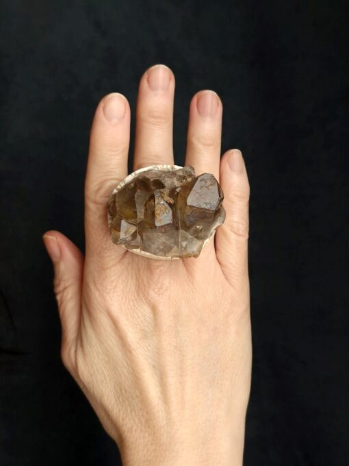 Orange River Crystal Ring - Size 8 - Image 2