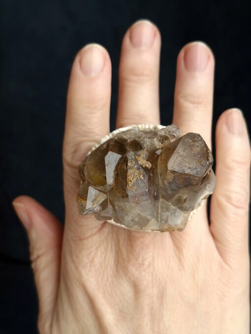 Orange River Crystal Ring - Size 8 - Image 4