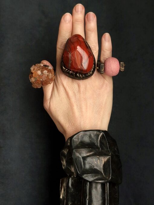 Aragonite Ring - Size 7.5 - Image 6