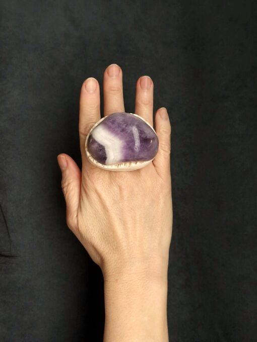 Amethyst Ring - Size 9 - Image 3