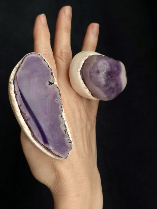 Amethyst Ring - Size 9 - Image 6