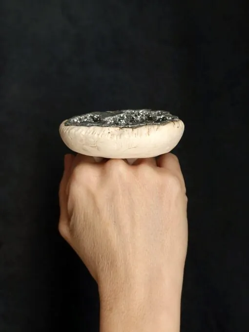 Silver Aura Quartz Ring - Size 8 - Image 2