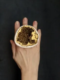 Alternative view of Gold Aura Quartz Ring - Size 9