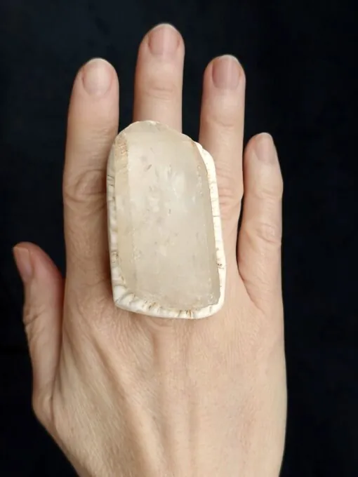 Rock Crystal Ring - Size 8.5 - Image 3