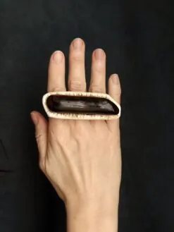 Alternative view of Red Tiger's Eye Ring - Size 8.5