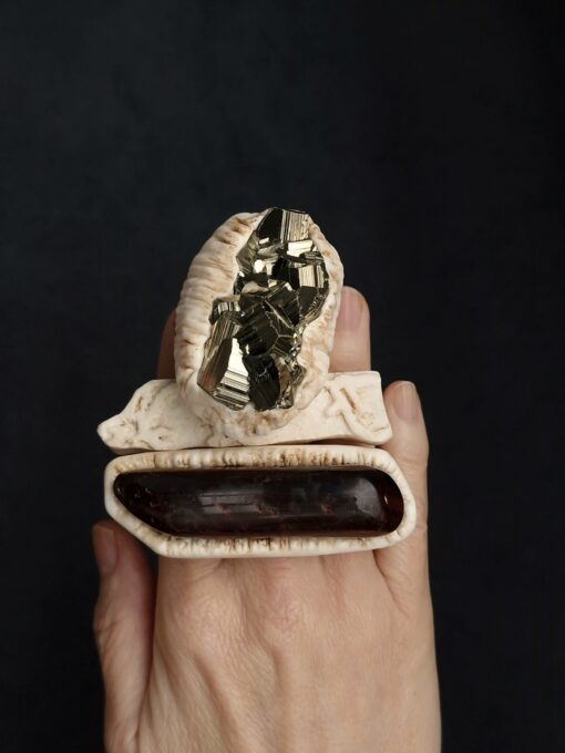 Red Tiger's Eye Ring - Size 8.5 - Image 8