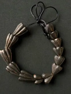 Black with Gold Sheen Necklace (Adjustable Length)