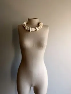 Alternative view of Vegan Ivory Necklace (Adjustable Length)