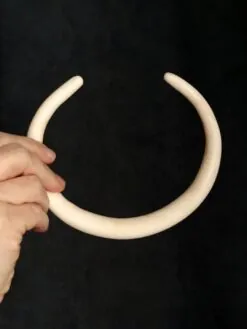 Vegan Ivory Collar Necklace - Size Medium