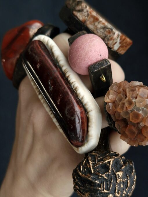 Pink & Black Spin Ring - Size 9.5 - Image 7