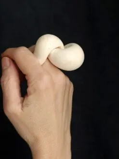 Alternative view of Vegan Ivory Sculptured Ring - Size 7