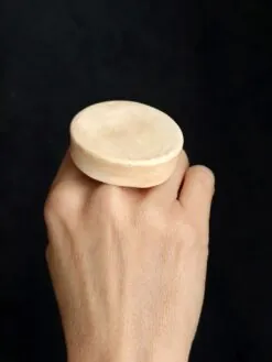 Vegan Ivory Sculptured Ring - Size 7.5
