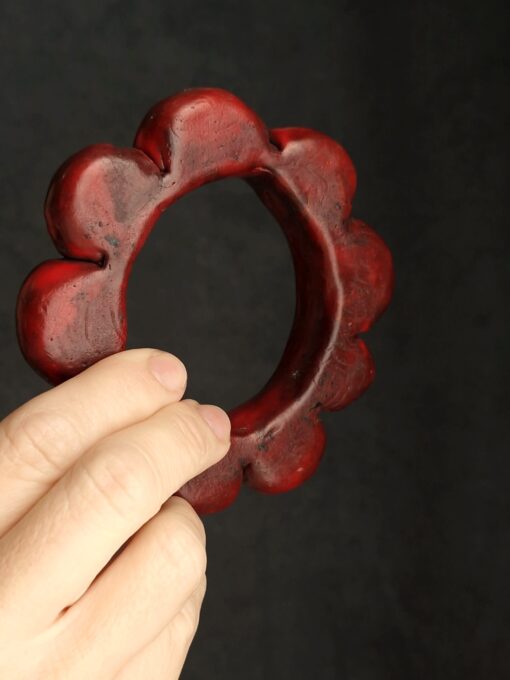 Red & Black Bangle - Size XS - S - Image 5