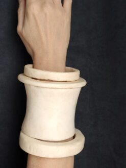 Alternative view of Vegan Ivory Bangle Set (Set of 4) - Size L