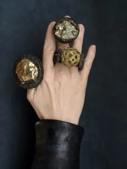 Alternative view of Black Bangle - Size L