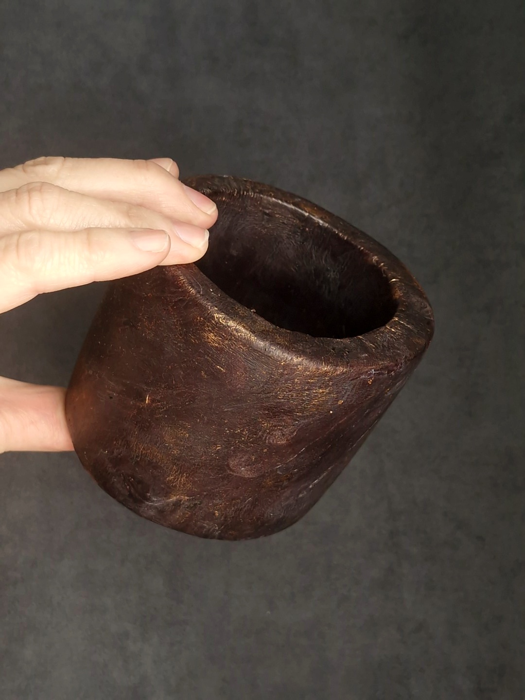 Brown with Gold Sheen Bangle - Size L - Image 3