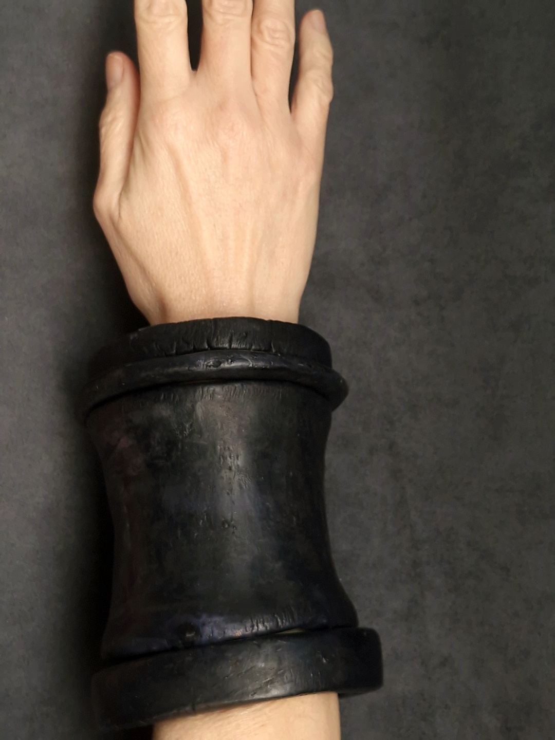Black Bangle Set (Set of 4) - Size XL - Image 2