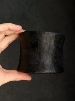 Alternative view of Black Bangle - Size L