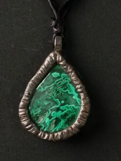 Mala Colla Stone Necklace (Adjustable Length)