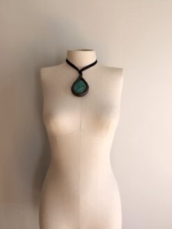 Alternative view of Mala Colla Stone Necklace (Adjustable Length)