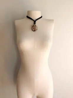 Alternative view of Orange River Crystal Necklace (Adjustable Length)