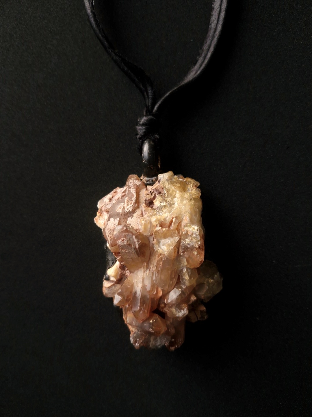 Orange River Crystal Necklace (Adjustable Length)