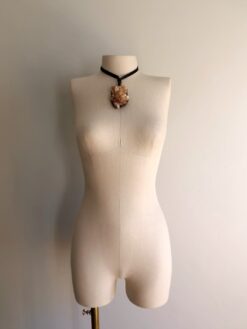 Alternative view of Orange River Crystal Necklace (Adjustable Length)