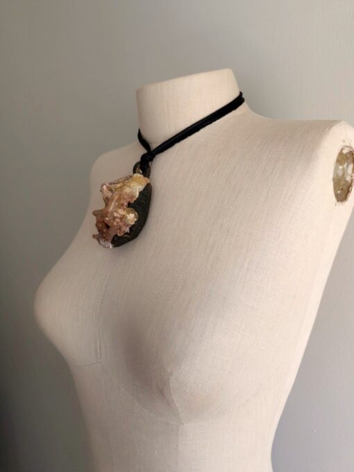 Orange River Crystal Necklace (Adjustable Length) - Image 4