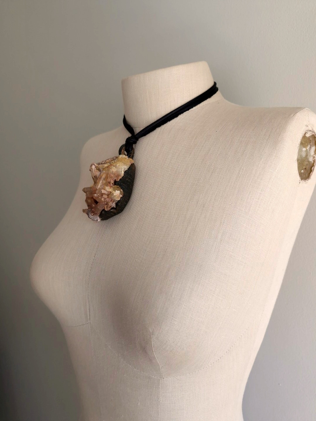 Orange River Crystal Necklace (Adjustable Length) - Image 4