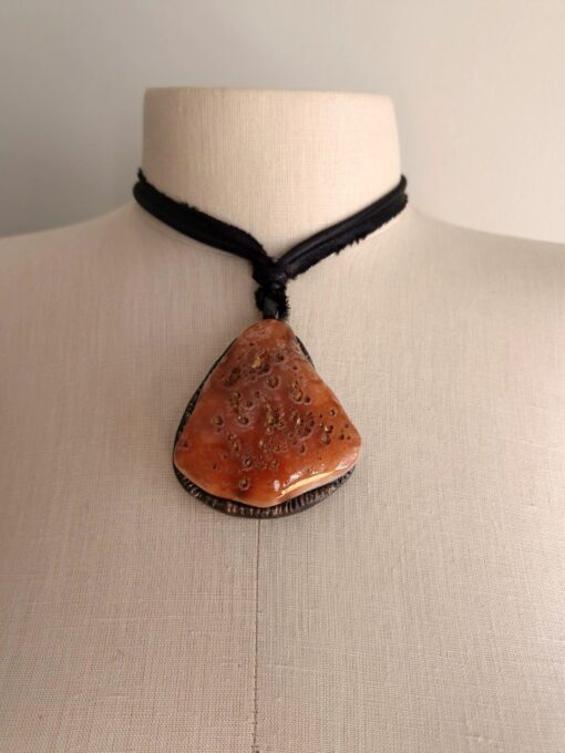 Carnelian Stone Necklace (Adjustable Length) - Image 3