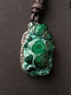 Alternative view of Mala Colla Stone Necklace (Adjustable Length)