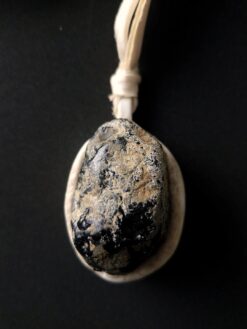 Alternative view of Black Obsidian Necklace (Adjustable Length)