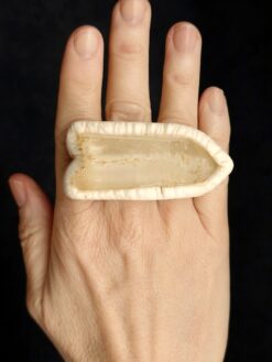 Rock Crystal Ring Size 6.5