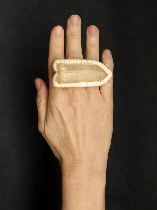 Rock Crystal Ring Size 6.5 - Image 3
