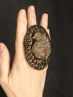 Trilobite Fossil Ring - Size 8.5