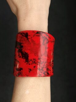 Red & Black Flat Cuff - Size M