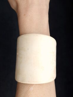 Vegan Ivory Flat Cuff - Size M