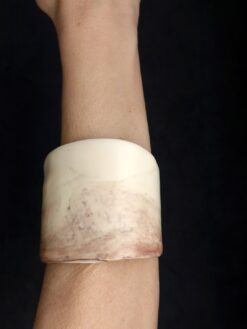 Vegan Ivory Flat Cuff - Size L