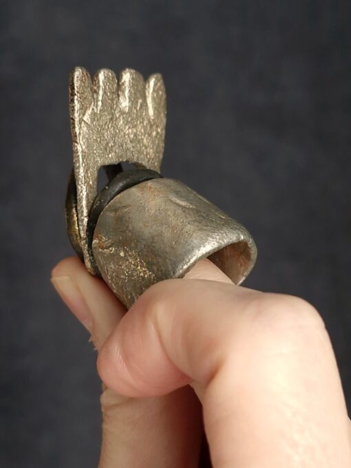 White Bronze Plated Alloy Rings (Set of 4) - Size 9.5 - Image 4