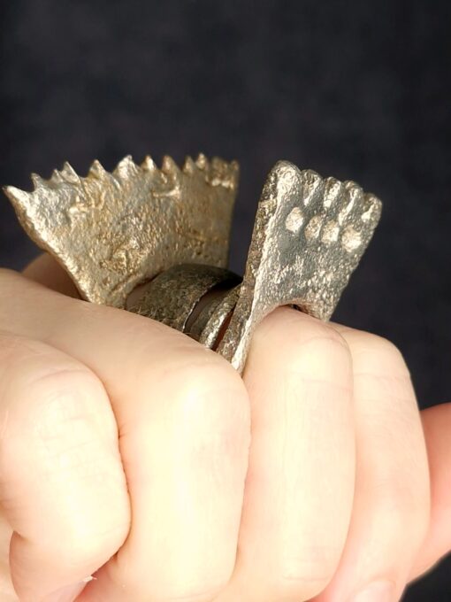 White Bronze Plated Alloy Rings (Set of 5) - Size 8.5 - Image 3