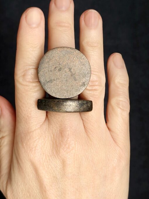 White Bronze Plated Alloy Rings (Set of 2) - Size 6 - Image 3