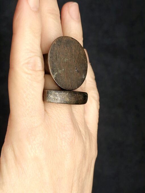 White Bronze Plated Alloy Rings (Set of 2) - Size 6 - Image 4